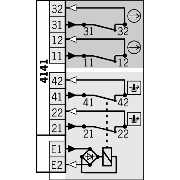 Int.de séc. Verr. mécanique/Déverr. 110Vac 2O+2O, 3xM20 Int.de séc. Verr. mécanique/Déverr. 110Vac 2O+2O, 3xM20-Lire la description