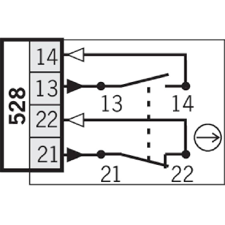 Interrupteur de sécurité 110Vac 1O+1F-Lire la description