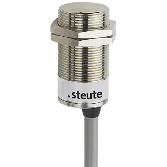 Int.de séc. magn. M30 Reed P10mm 1NF+1NO LED, câble 2m Int.de séc. magn. M30 Reed P10mm 1NF+1NO LED, câble 2m-Lire la description