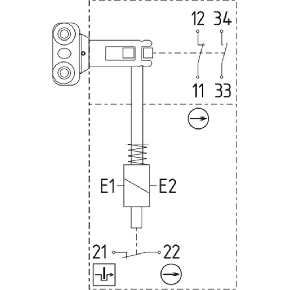 Int. de séc. derverrouillage sous tension 24Vdc 1NO+2NF (01/11) Int. de séc. derverrouillage sous tension 24Vdc 1NO+2NF (01/11)-Lire la description