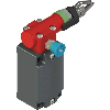 Interrupteur de sécurité à câble avec réarmement pour arrêts simples 1NO+1NF rupture lente, M12 5P