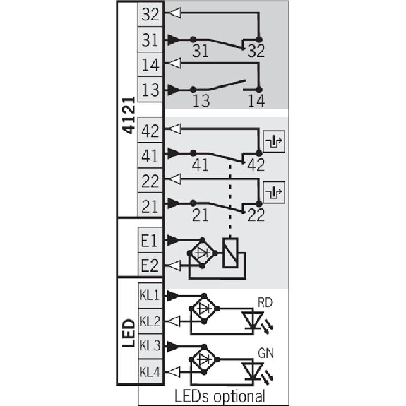 Int.de séc. Verr. méca./Déverr. 24Vac/dc 2O+1O/1F (act. lente), 3xM20 Int.de séc. Verr. méca./Déverr. 24Vac/dc 2O+1O/1F (act. lente), 3xM20-Lire la description