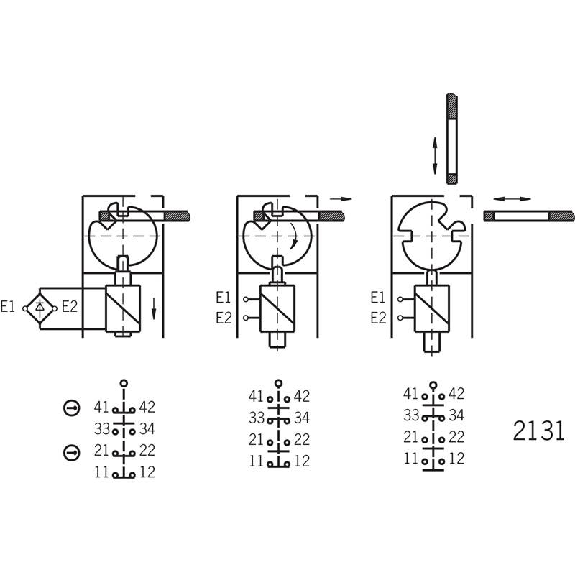 Int.de séc. Verr. 24Vac/dc/Déverr. mécanique, 2O+1F+1O, 3xM20 Int.de séc. Verr. 24Vac/dc/Déverr. mécanique, 2O+1F+1O, 3xM20-Lire la description