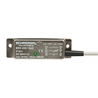 Int.de séc. magnétique codé (sans act.), Led, inox, 2NF+1NO, C5m-Lire la description