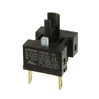 Élément de contact lumineux SPST-NF, pour bouton arrêt urgence Ø30mm-Lire la description