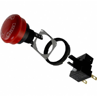 Élément de contact lumineux SPST-NF, pour bouton arrêt urgence Ø30mm-Lire la description