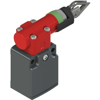 Interrupteur de sécurité à câble sans réarmement pour arrêts simples, 1NO+1NF rupture lente, 1xM20 - FC 3380-M2-Lire la description