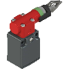 Interrupteur de sécurité à câble sans réarmement pour arrêts simples, 1NO+1NF rupture lente, 1xM20 - FC 3380-M2