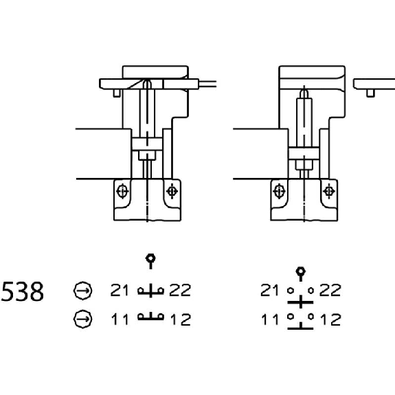 Int.de séc. Verr. hors tension 24Vdc 2O, 1xM20 Int.de séc. Verr. hors tension 24Vdc 2O, 1xM20-Lire la description