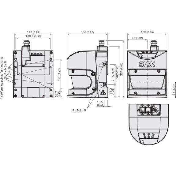 Scrutateur S3000 PROFINET IO Professional P=7m, Angle 190°, 16 champs-Lire la description