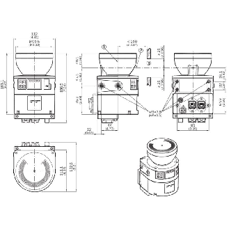 Scrutateur microScan3 Core PROFINET P=5.5m, Angle 275°, 8 champs-Lire la description