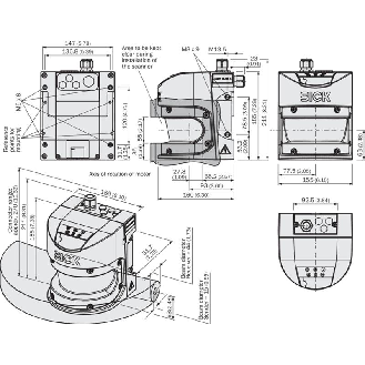 Scrutateur S3000 Remote P=7m, Angle 190°, 64 champs-Lire la description