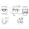 Scrutateur microScan3 Pro EtherCAT® P=9m, Angle 275°, 128 champs