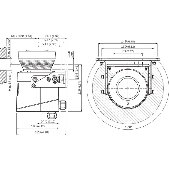 Scrutateur S300 Expert, P=3m, Angle 270°, 48 champs-Lire la description