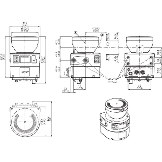 Scrutateur microScan3 Core Safe EFI-pro P=9m, Angle 275°, 8 champs-Lire la description
