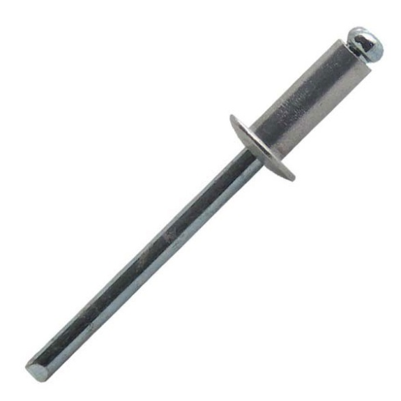 Rivets aluminium tête plate 4.8X45 boîte de 200 - ASD4845 Rivets aluminium tête plate 4.8X45 boîte de 200 - ASD4845-Lire la description