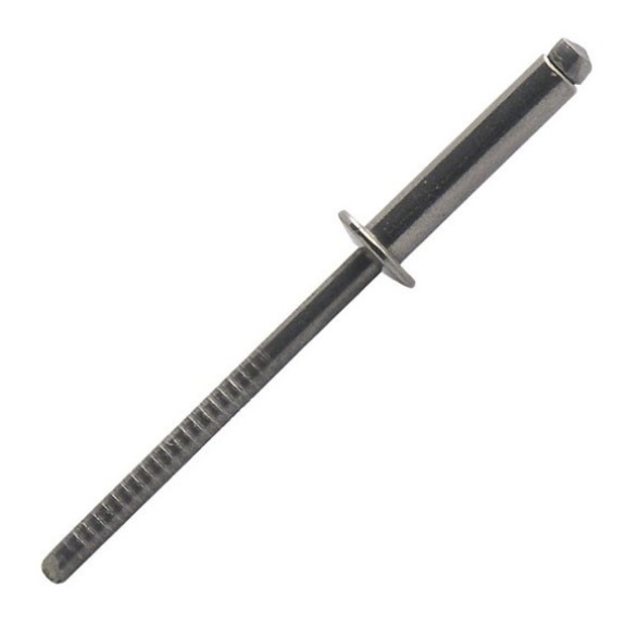 Rivet tête plate standard inox/inox A2 "BTD4816" de 4.8 x 16 m/m Rivet tête plate standard inox/inox A2 "BTD4816" de 4.8 x 16 m/m-Lire la description