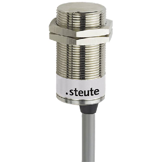 Int.de séc. magn. M30 Reed P10mm 1NF+1NO LED, câble 10m-Lire la description