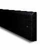 Protection murale, Long. 2060 mm Ht. 200 mm, épaisseur 10 mm Noir