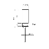 Inclination sensor, 1-axes, 360°, RS485 + Analogue, 2m cable exit
