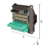 Module d’interface passive (Câble plat / 10 bornes)