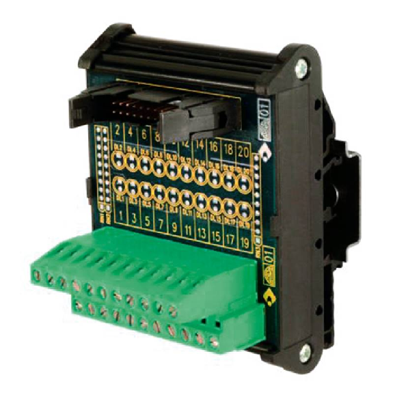 Module d’interface passive (Câble plat / 10 bornes)-Lire la description