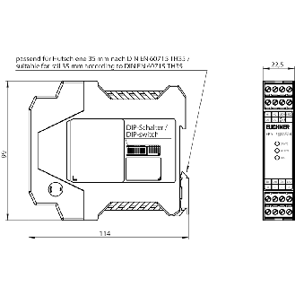 Module d'analyse EKS LIGHT avec interface parallèle 4 bits-Lire la description