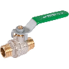 Vanne mâle - mâle - Pn: 16 bar | Filetage: 2'' | D: 50 | E: 150 | A: 91 | F: 116.5