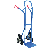 Carretilla para escalera con placa fija y neumáticos de goma
