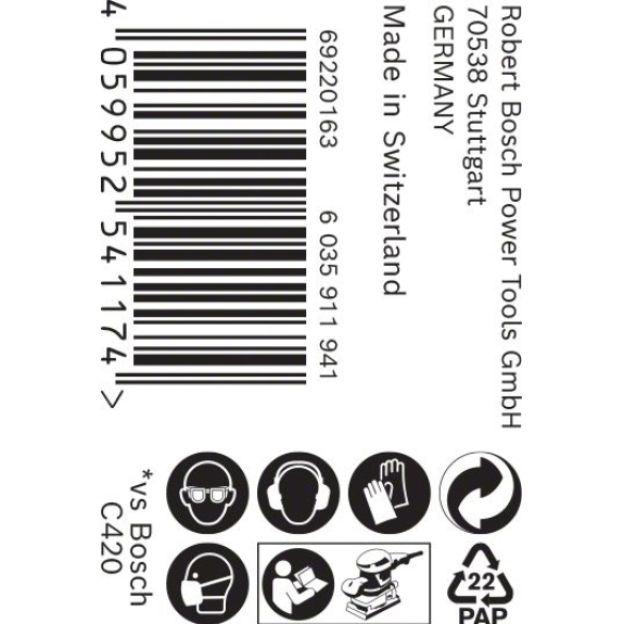 Bosch EXPERT M480 Schleifnetzrolle, 93 mm, 5 m, K 150. Fr Handschleifen-Beschreibung lesen