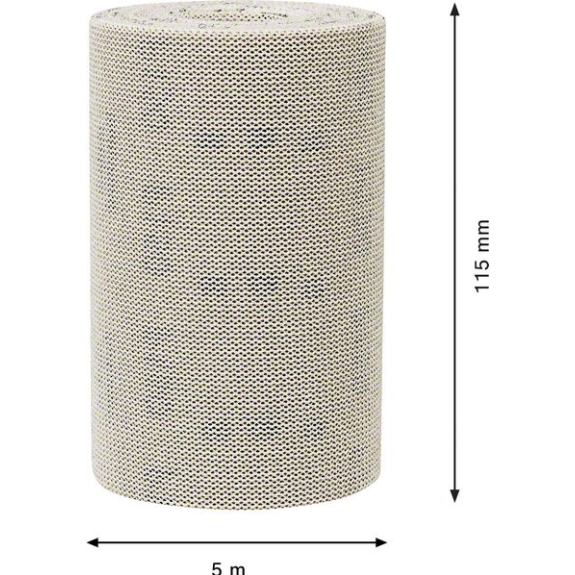 Schleifnetzrolle 115 mm, 5 m, K 150-Beschreibung lesen