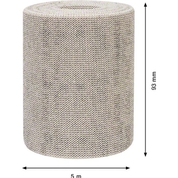 Bosch EXPERT M480 Schleifnetzrolle, 93 mm, 5 m, K 80. Fr Handschleifen-Beschreibung lesen