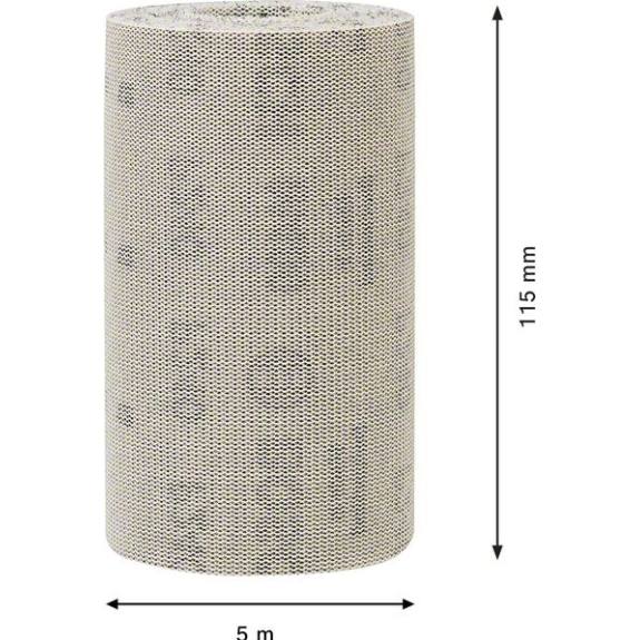 Bosch EXPERT M480 Schleifnetzrolle, 115 mm, 5 m, K 240. Fr Handschleifen-Beschreibung lesen