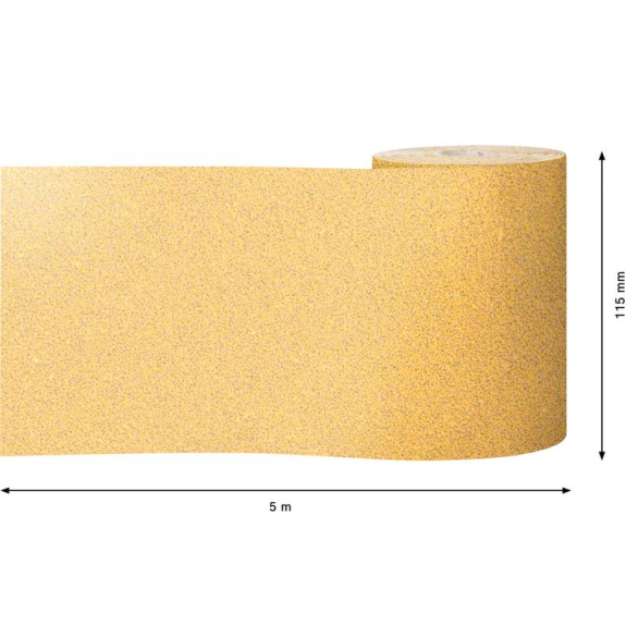 Bosch EXPERT C470 Schleifpapierrolle zum Handschleifen, 115 mm, 5 m, K 60-Beschreibung lesen