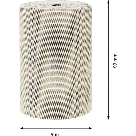 Bosch EXPERT M480 Schleifnetzrolle, 93 mm, 5 m, K 400. Fr Handschleifen-Beschreibung lesen