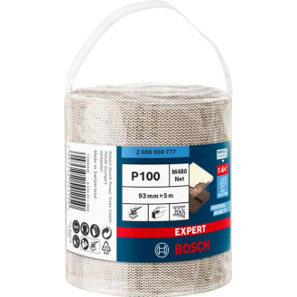 Bosch EXPERT M480 Schleifnetzrolle, 93 mm, 5 m, K 100. Fr Handschleifen-Beschreibung lesen