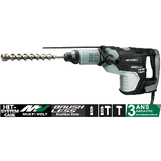 Perfo-burineur SDS MAX 45 mm 1500 W HIKOKI DH45MEYWSZ-Lire la description