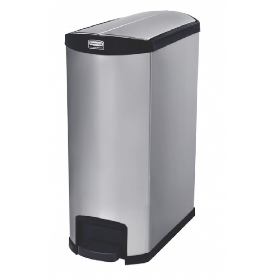 Pattumiera a pedale da 50 lt in acciaio inox Pattumiera a pedale da 50 lt in acciaio inox-Leggi tutto