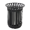Corbeille extérieure acier 60 L