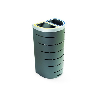 Bidone selettivo 95 L per 2 rifiuti Bidone selettivo 95 L per 2 rifiuti