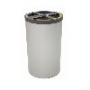 Corbeille Madrid 120 L 4 flux support sac Corbeille Madrid 120 L 4 flux support sac