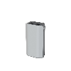 METROPOLE Mülleimer aus verzinktem Stahl 2 x 100 l - Sackhalter METROPOLE Mülleimer aus verzinktem Stahl 2 x 100 l - Sackhalter