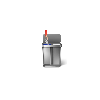 Bidone a pedale in acciaio inox con Liner Pocket 24 + 34 L