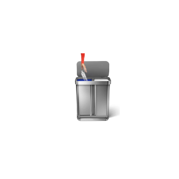BEHÄLTER MIT EINSATZTASCHE, SELEKTIVE SORTIERUNG 24 + 34 L, SIMPLEHUMAN-Beschreibung lesen
