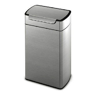 Pattumiera da 40 L in acciaio inox-Leggi tutto