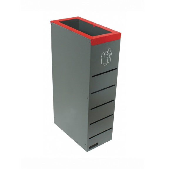 Portarifiuti rettangolare con portasacco da 75 L-Leggi tutto
