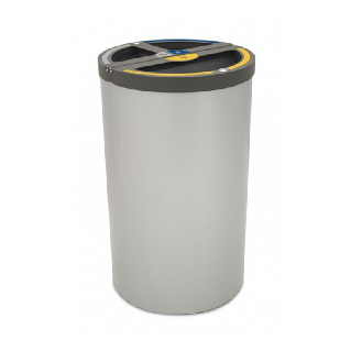 Corbeille Madrid 120 L 3 flux support sac-Lire la description