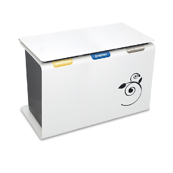 Pattumiera raccolta differenziata Luna 45 L + coperchio-Leggi tutto
