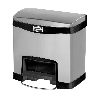 Corbeille à pédale en acier inoxydable 15 L
