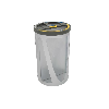 Corbeille MADRID Vigipirate 3 flux 120 L